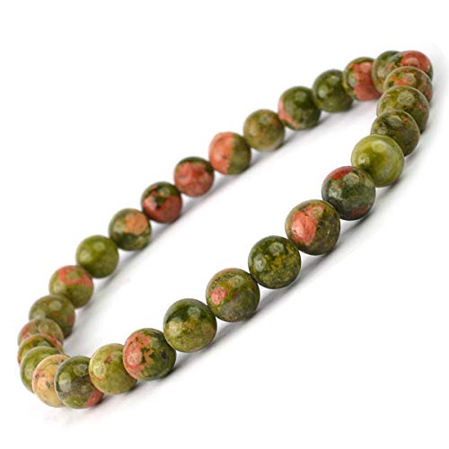 Image of Reiki Crystal Products Natural Crystal Stone Bracelet 6 mm Round Beads for Men & Women | Gemstone Jewellery Bracelet | Reiki Charged | Multiple Stone Variants Available