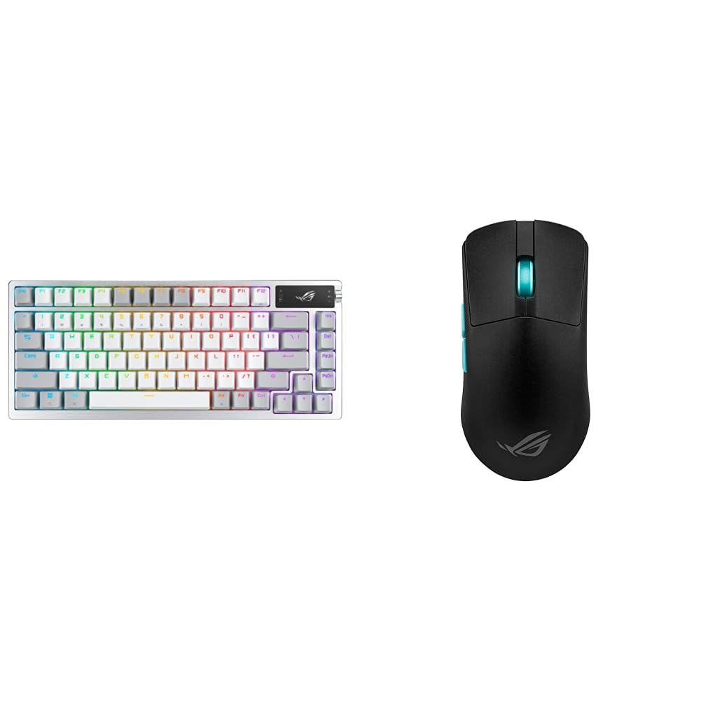 ASUSROG Azoth 75 Wireless Gaming Keyboard & Harpe Gaming Wireless Mouse Bundle