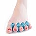 DR. JK- ToePal Gel Toe Separator, 2 Pairs, Toe Spacers, Toe Straightener, Hammer Toe Straightener, Toe Spreader, Toe Stretcher, Toe Corrector for Women and Men, Bunion Corrector, Mother's Day Gift
