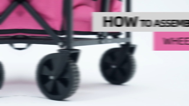 Utility Wagon Foldable, Collapsible Sports Wagon With Wheels - Heavy