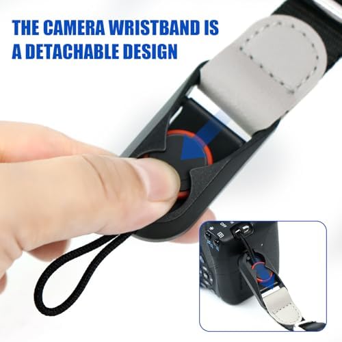 Image of Camera Belt Strap for Mirrorless Camera, Camera Strap, Quick Release Wrist Strap for Photography, Secure Hand Strap for DSLR Cameras, Single Unit Camera Accessory
