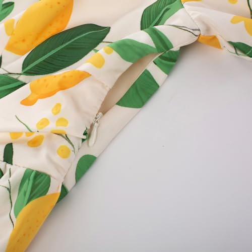 Image of Belle Poque Women's Vintage Midi Cottagecore Cocktail Dresses | Belle Poque Women's Vintage Cottage Core Dress,A-line,Midi,Square Neck,Homecoming Dress,Cocktail Dress,Sun Dress
