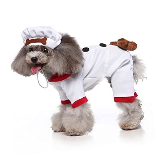 Disfraz para perro tamaño XL Toddmomy blanco miniatura 5