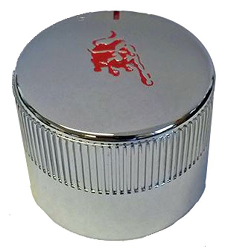 BBQ Grill Knob Round Back Burner Bull Fits Most Models Grills OEM 16617