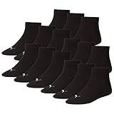 Unisex PUMA Unisex Quarter Socken Sportsocken 15er Pack black 200 - 43/46