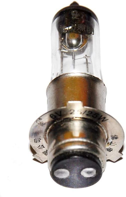 Harpra Headlight Light Bulb Compatible With CT70 CT 70 C70 6V 25W / 25W P15d-25-3