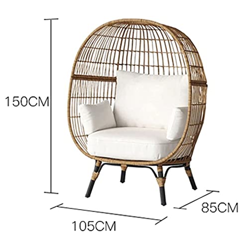 Cadeira de lazer do chão ao teto para quarto e sala de estar, varanda simples, em forma de ninho de