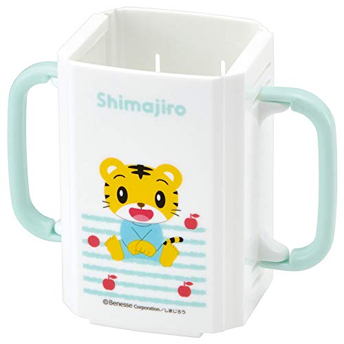 Skater DHP2 Beverage Holder, Paper Pack, Shimajiro, Border, 3.9 x 2.2 x 3.5 inches (10 x 5.5 x 9 cm)