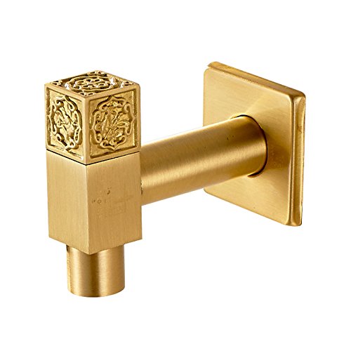 Robinet en cuivre anti-fuite style européen ancien pour buanderie