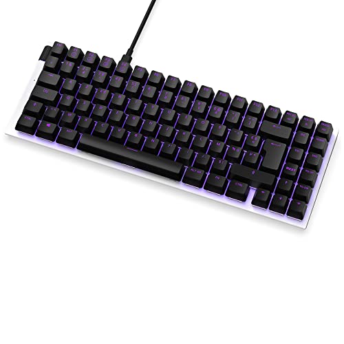 Nzxt Function Mini TKL - KB-175FR-WR - Clavier mécanique Gamer pour PC - Disposition AZERTY - Switches compatibles MX - Switches remplaçables à Chaud - Blanc Cover