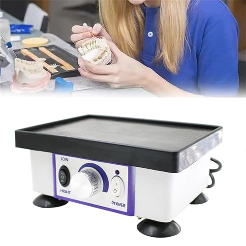 Oscilador de yeso dental con placa vibratoria de 150W y capacidad de 3kg