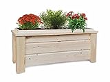 Garantía de durabilidad gracias a los recipientes extraíbles. La madera no está expuesta a ningún contacto directo con el suelo. Las macetas desmontables son cómodas de usar, puedes añadir o cambiar fácilmente la planta seleccionada en cualquier momento. Además, las macetas están equipadas con Agrotextil.