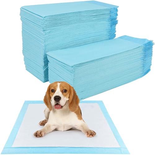 YSWOVUO 100 Piezas Empapadores Perros, 60 x 60cm Almohadillas Adiestramiento Perro, Almohadillas de adiestramiento de Perros y Cachorros, Superficie de Secado Rápido