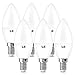 Produktbild LE E14 LED, E14 LED Warmweiss, LED E14 5.5W, Glühbirne E14 470 Lumen, 6er-Pack, ersetzt 40W Birne, C35 2700K Warmweiß Glühlampe E14, 200° Leuchtmittel E14, Kerzenleuchten