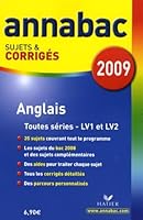 Anglais toutes séries LV1 et LV2 : Sujets et corrigés 2218932504 Book Cover