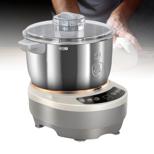 Dough Mixer,Electric Kneading Machine, Stainless Steel Professional with Timing, Automatic Flour Fermenting, Dough Proofer, Touch Panel, Easy Cleaning for Baking