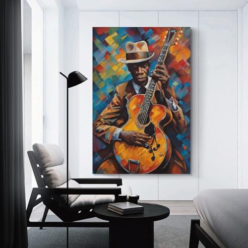 Poster sur toile Robert Johnson impression haute définition 60 x 90 cm
