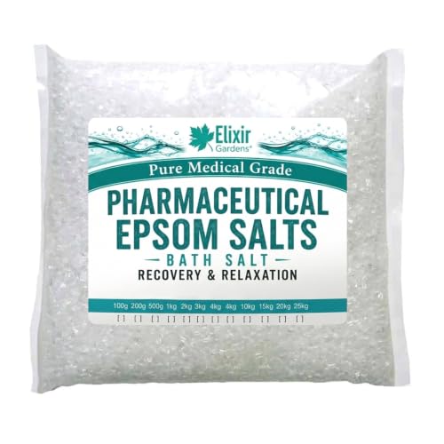 Elixir Gardens Epsom Salt Pharmaceutical Grade | 10kg Supplied in Bag