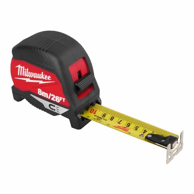Milwaukee 4932498771 GEN IV Magnetic Tape Measure 8m/26ft, Red - Image 2