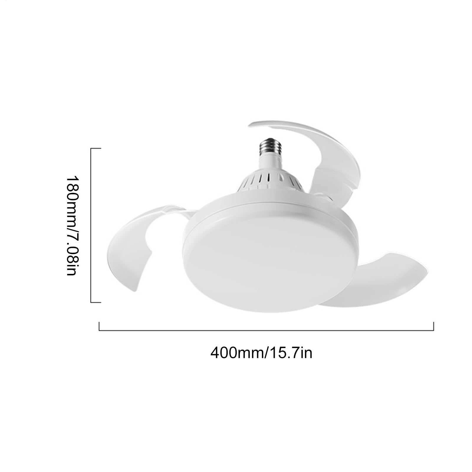 Ventilateurs De Plafond Avec Éclairage | Luminaire Ventilateur Miniature,Design Retractable Dispositif de Vent Naturel pour Appartement Dortoir Chambre a Coucher Hotel Cuisine