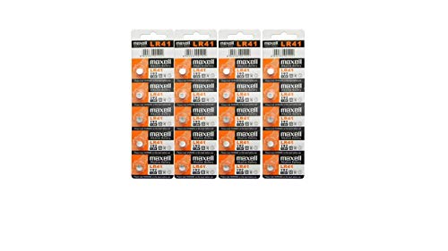 20 Pack Maxell LR41 AG3 192 button cell battery 