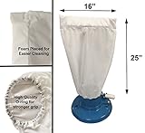 Sina Industries Pool Leaf Eater Vacuum Cleaner Regular Replacement Bag - Fits Any Pool Vacuum - SNI1008