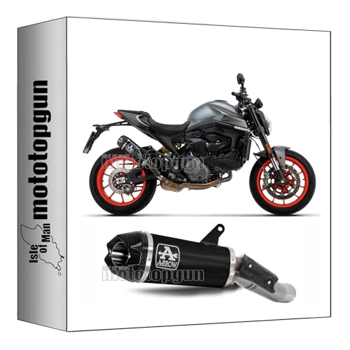Tubo de escape Arrow Indy-Race: soluciona el peso y calor en tu Ducati Monster 937 2021+