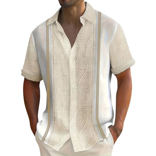 Ventes Flash Du Jour Chemise Homme Noir Slim Fit Ete Manches Courtes Sans Manche Blanche Hawaienne Grande Taille Lin Courte Chemisier Coton Et Chemisette 5Xl Jaune Moutarde Col Mao Déguisement