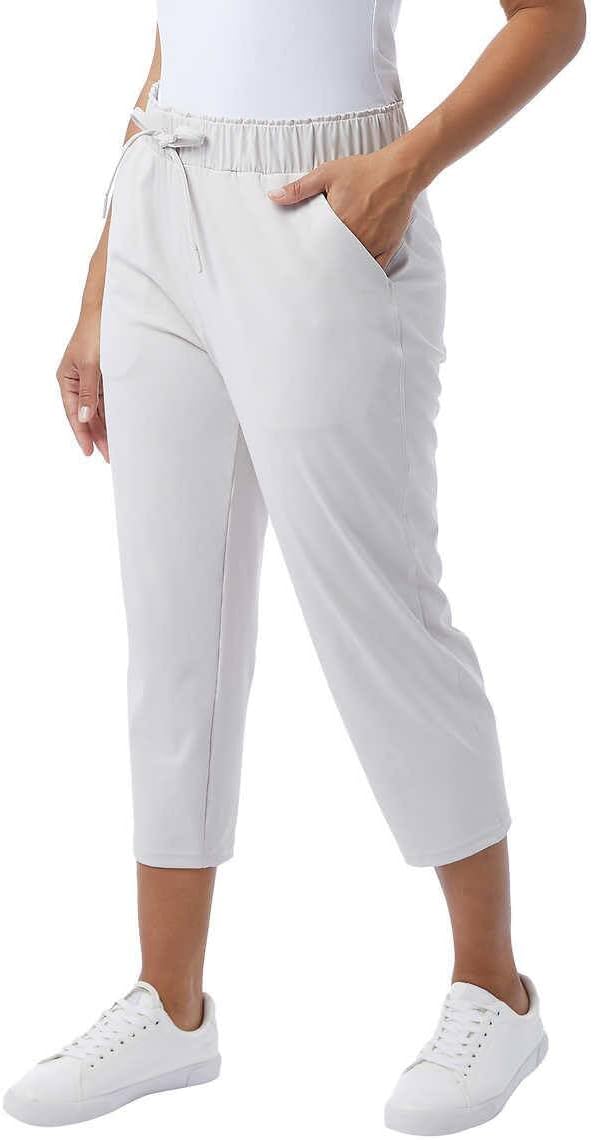 32 Degrees Yoga Pants - Capri for Women - Outdoor Pants with Drawstring - Image 2