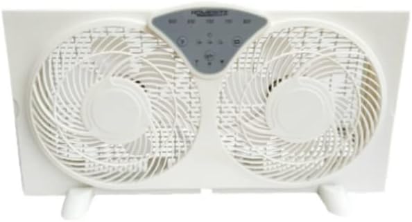 WDF9-1D HP 9" 3SPD Twin Wind Fan Twin Window Fan