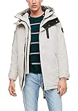 seidenmatte Optik s.Oliver Herren Jacke mit warmer Wattierung beige XL