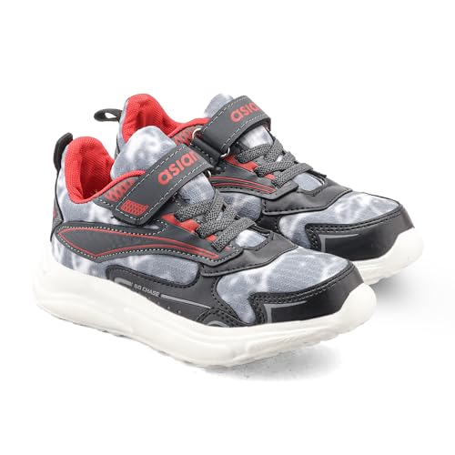 Image of ASIAN Boomer-05 Kids Sports Shoes with Velcro Strap | Lightweight Comfortable Stylish Shoes for Boys & Girls | Durable Grip Sole Casual Running Shoes