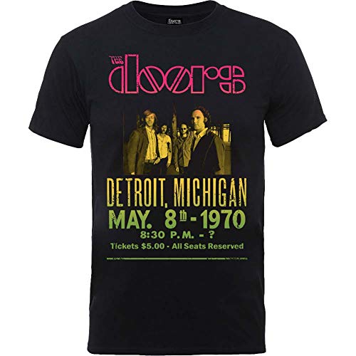 T-shirt The Doors pour homme avec visuel gradient show poster coloré