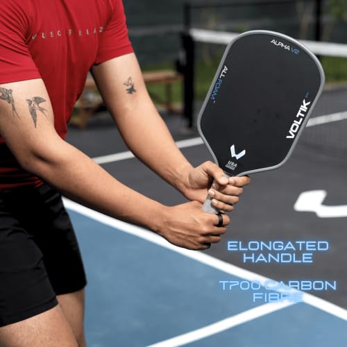 Image of VOLTIK Alpha V2 EPP Foam Pickleball Paddle T700 Carbon Fiber 16mm