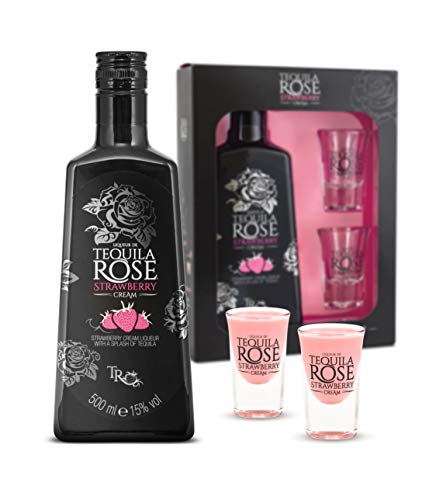 Tequila Rose Gift Set with 2 shot glasses, 50ml