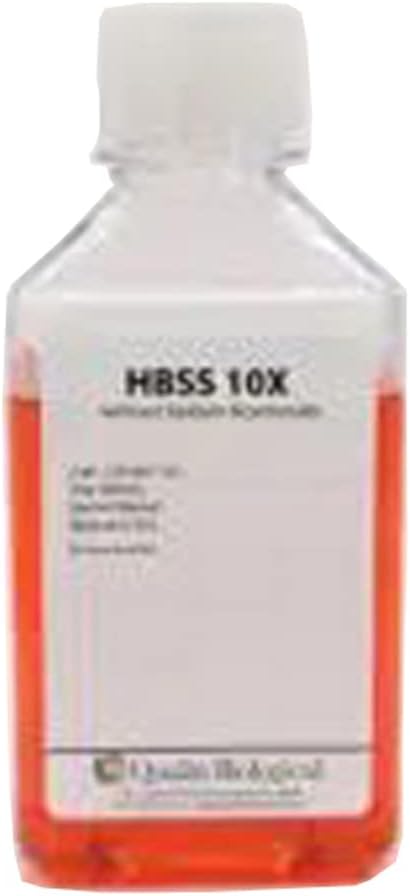 119-065-101 Hanks Balanced Salt Solution Without Sodium Bicarbonate, 10X, 500 ml