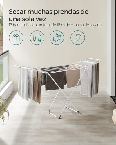 Reviews de secador de ropa los mejores 10. 18 secador de ropa marca SONGMICS (3)