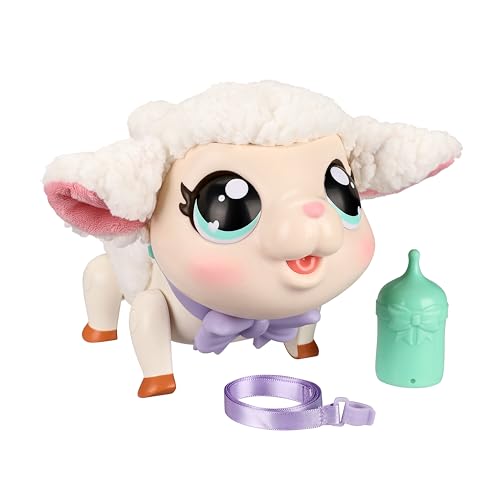 Little Live Pets - My Pet Lamb | Agnello Giocattolo Interattivo Morbido E Lanoso Che Cammina, Balla Oltre 20 Suoni E Reazioni, Batterie Incluse, Per B