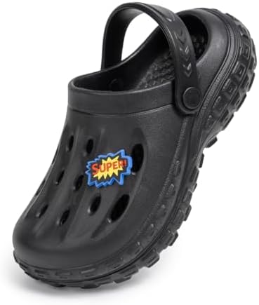 Casazoe Toddler Kids Boys Girls Cute Garden Clogs Little Kid EVA Water Sandals Lightweight Indoor Outdoor Summer Beach Pool Play Shoes Children Comfort Slippers Slides (Toddler/Little Kids)