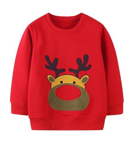 Boys Sweatshirts Long Sleeve Sweatshirts T-shirts Crew Neck Cotton Casual Sweatshirts Cartoon Tops for Boys-155