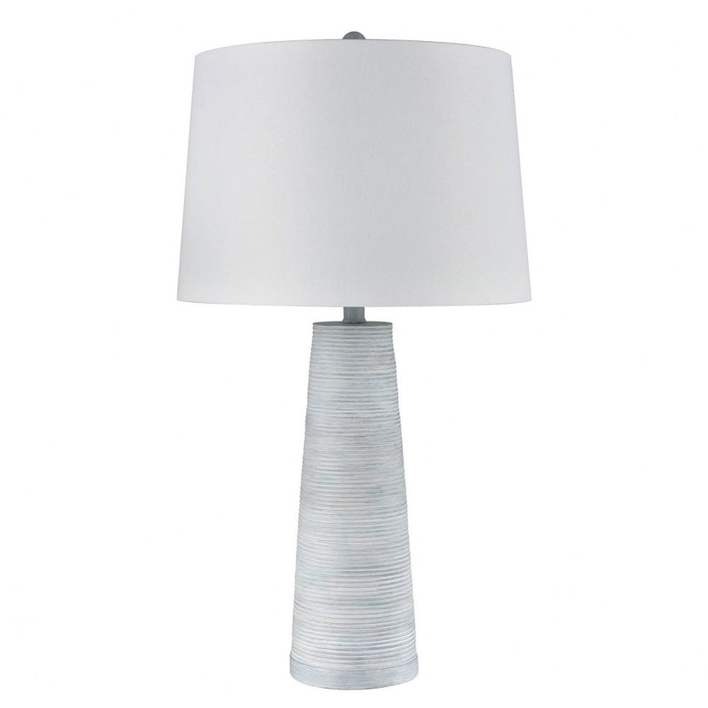 Stylecraft Home CollectionL333328DS Conical - 1 Light Table Lamp-31.5 Inches Tall and 6.25 Inches Wide, Finish Color: Light Blue Washed