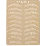 6 pcs Microblading Practice Skin - Inkless Double Sided Practice Skin For Eyebrow Tattoos - Fake Ski