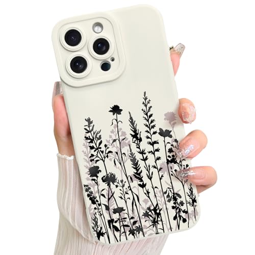 Coque fleurie iPhone 16 Pro souple pour votre style quotidien et urbain