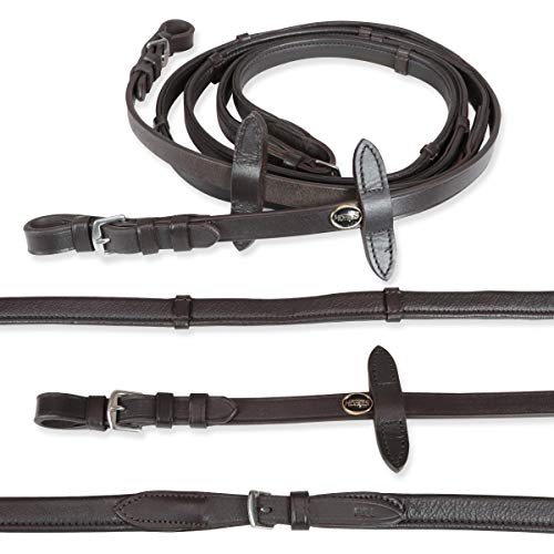 Rênes en cuir soft Horses pour l'équitation et le travail du cheval