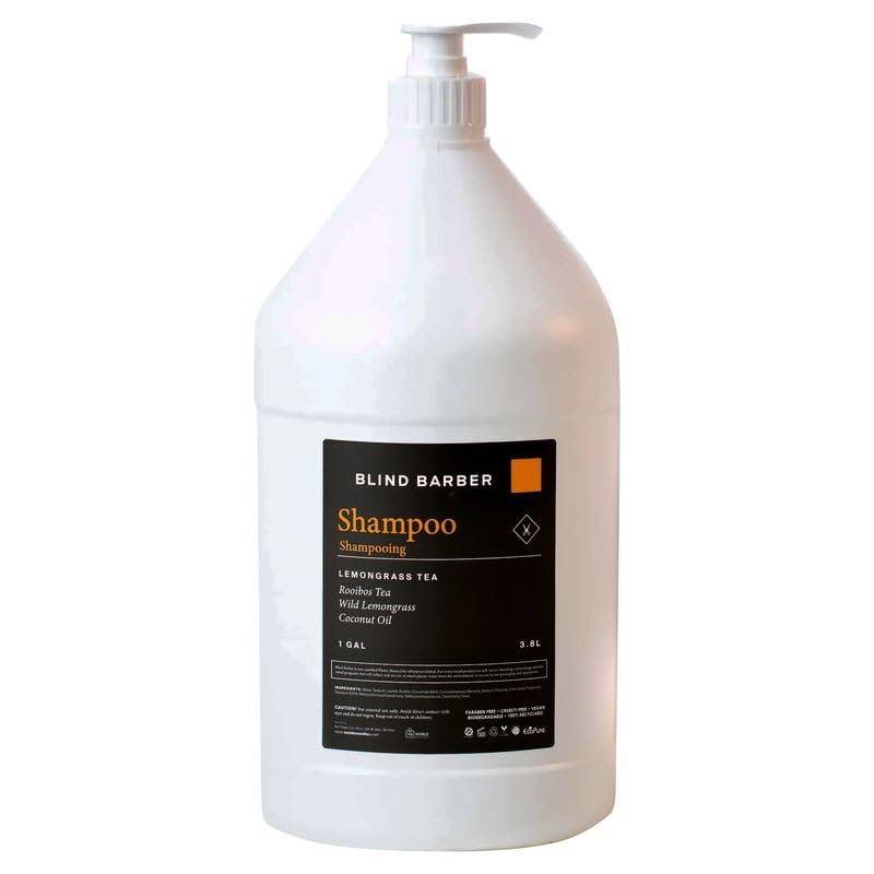World Amenities Blind Barber Hair Shampoo - Rooibos Tea Fragrance Moisturizing Shampoo with Invigorates Senses