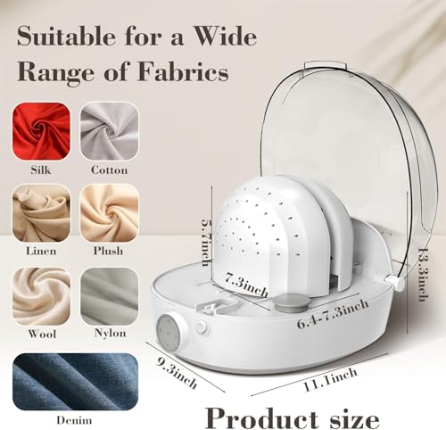 Cap Care Machine for Iron and Dry,Restore Misshapen Hat/Cap Natural Shape with Steam and Hot&Cold Wind,Keep Hat/Cap Clean and Shaped