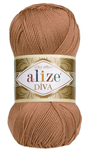 Alize Diva Silk Effect 100% Microfiber Acrylic...