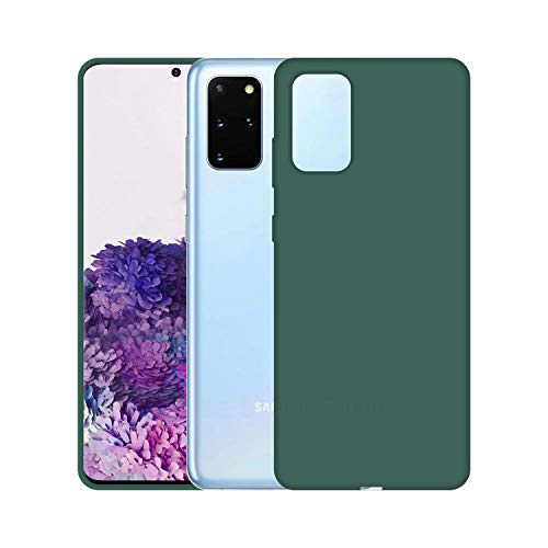 Image of Case Creation Luxurious OG Series for Samsung Galaxy S20 Plus Case Cover,Anti-Dirty Slim Case Frosted Matte Cute Candy TPU Raised Bezel (Splash of Color) Back Cover for Samsung S20 Plus -Lake Green