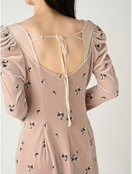 Amazon.co.jp: [フレイ アイディー] スクエアネックベロア刺繍