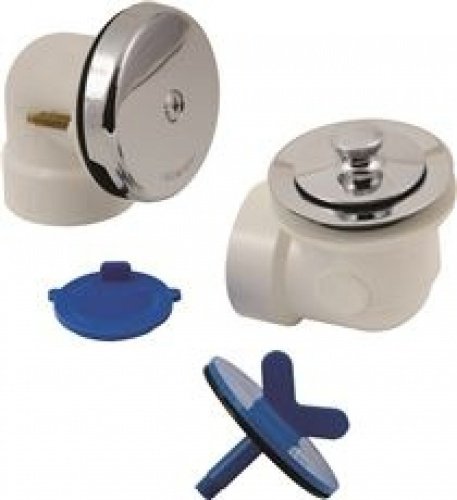 Dearborn Brass P7225B Dearborn Brass Half Kit Schedule 40 PVC Uni-Lift Stopper, piccolo, cromato